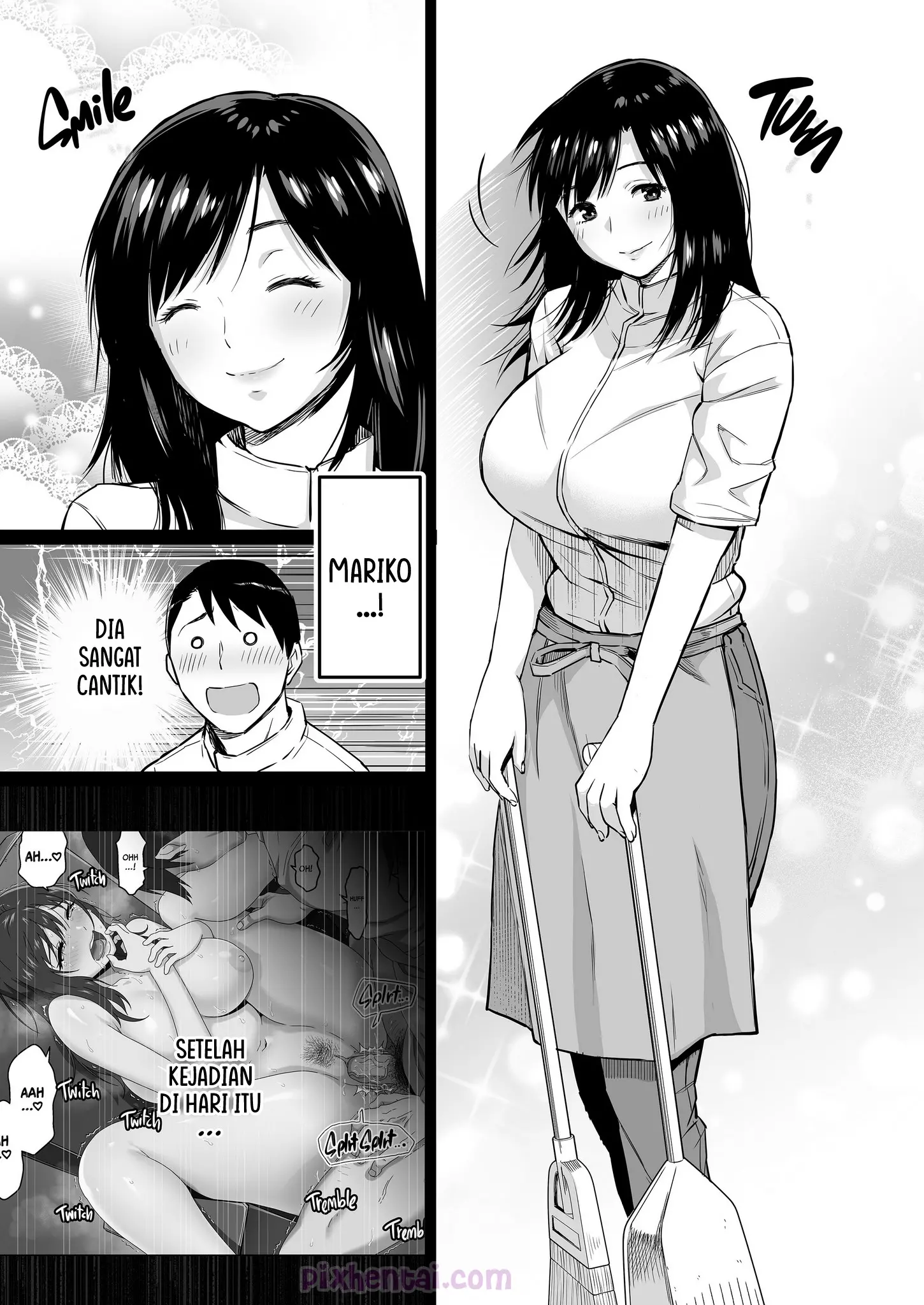 Komik hentai xxx manga sex bokep Marry a Big Breasted Young Wife Who Came to a Plain Barber Shop 2 page 4